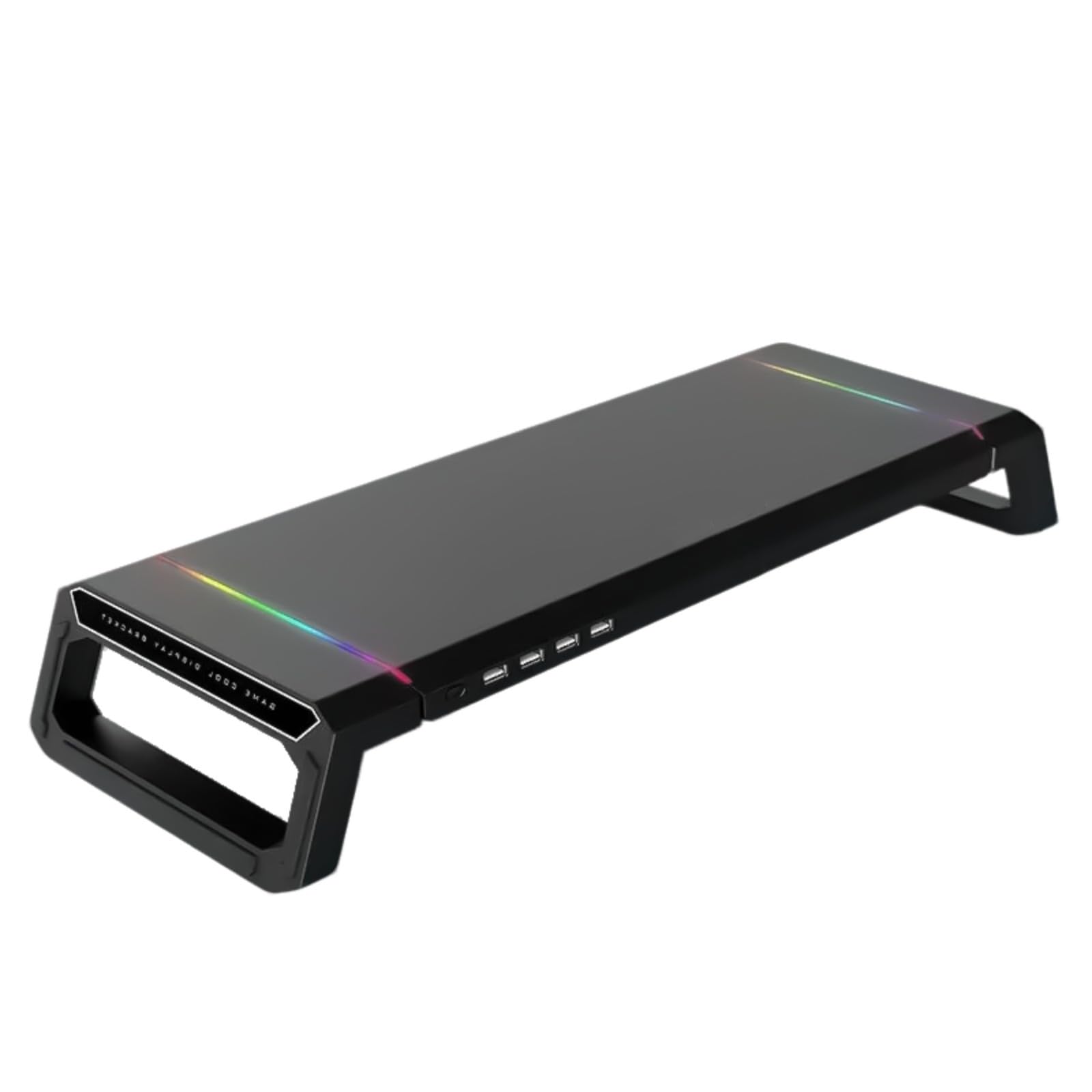 UncleS Moniteurs De D'écoute 30 Kg 'Ours Rack Poids avec des Colonnes 'éoutelles Pliables du Port USB avec Tiroir Rangement Et Emplacement Téléphonique pour Le Bureau des Moniteurs USB