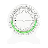 Garosa Inclinometer Measurement Tool Spinal Cervical Thoracic Spine Torsion Angle Professional Physical Occupational Chiropractic Kinesiology Rehabilitation Tool (Green)