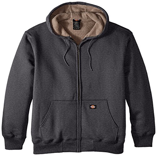 Dickies Men's Big Sherpa Lined Fleece, Dark Heather Gray, 3X