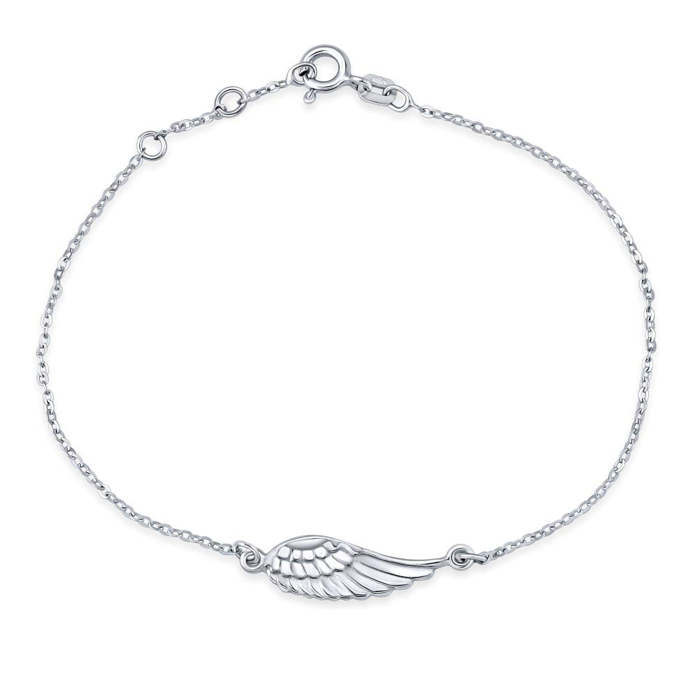 Ego Silver Bracelet with Pendant Wing 925 Sterling Silver