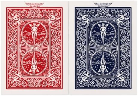 Bicycle Rider Back Playing Cards 2 Pack Poker Size Red and Blue - 3