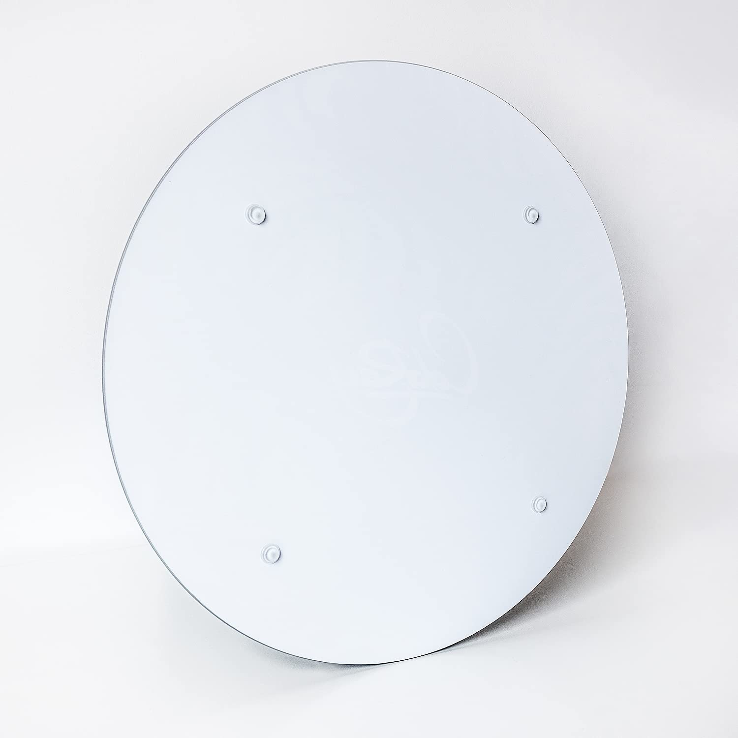 Coloray Planche À Découper Protection Plaque Tapis de Découpe Rond ⌀ 40 cm Induction Cuisson Verre Trempé - Couverture pivotement pivotement bouquet de blush floral floral