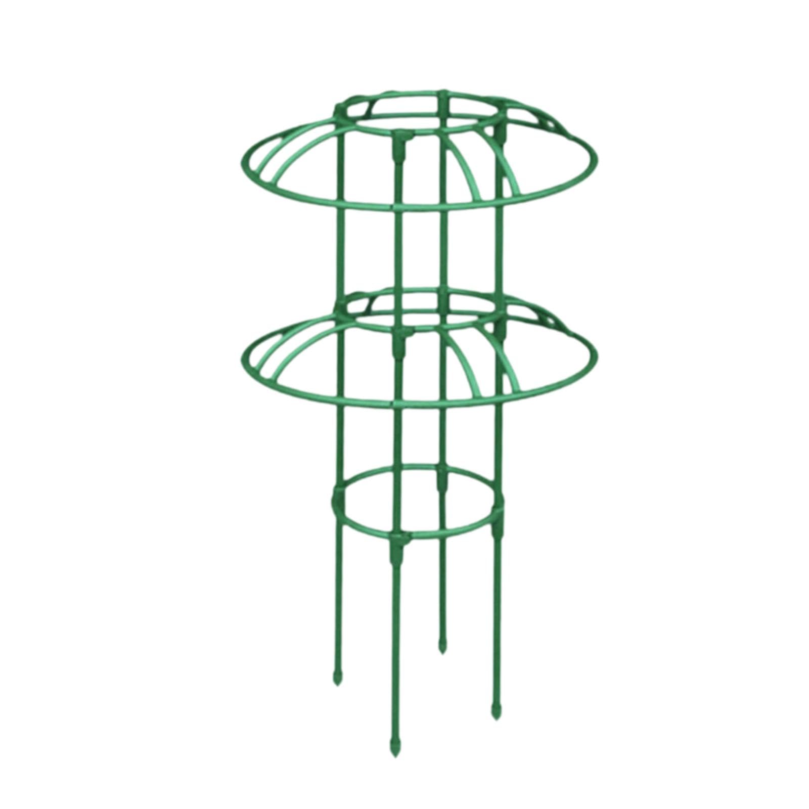 Garden Obelisk Trellis Stable Flower Stand for Roses & Climbing Plants | 70cm Premium Iron & PP Frame | Multi-Umbrella Support for Outdoor Patio & Balcony Landscapes-image-12