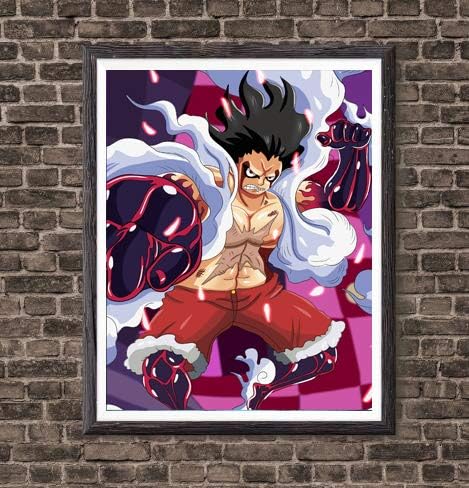 Amazon Com Op Gear4 Model Luffy Original Anime Poster Wall Fabric Canvas Art Print 8 X 10 Inches No Frame Furniture Decor