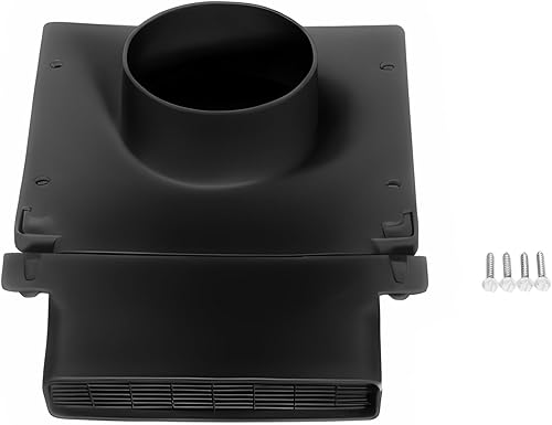 Miniatura 7 de PreVent-It Soffit Ventiladores de 4 pulgadas, diseño único que evita que el aire húmedo vuelva a entrar en casa, rejillas de ventilación exteriores