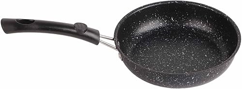 Sartén, sartén para panomelet de huevos, sartén para carnes, mango ergonómico de acero inoxidable, conducción rápida y uniforme, sartén de cocina