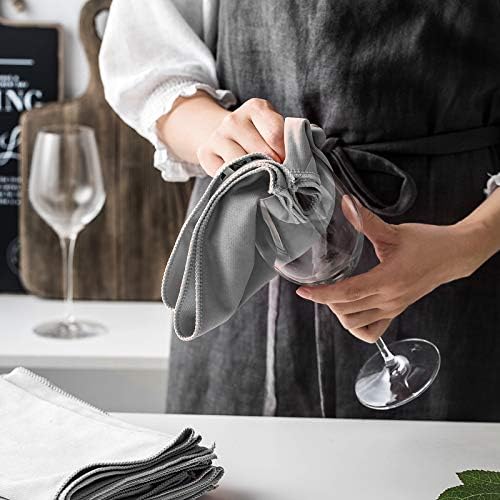 Miniatura 5 de Paño de pulido de microfibra sin pelusas, trapos de pulido para copas de vino, platos de ventana, automóvil, electrodomésticos, espejos, pantallas,