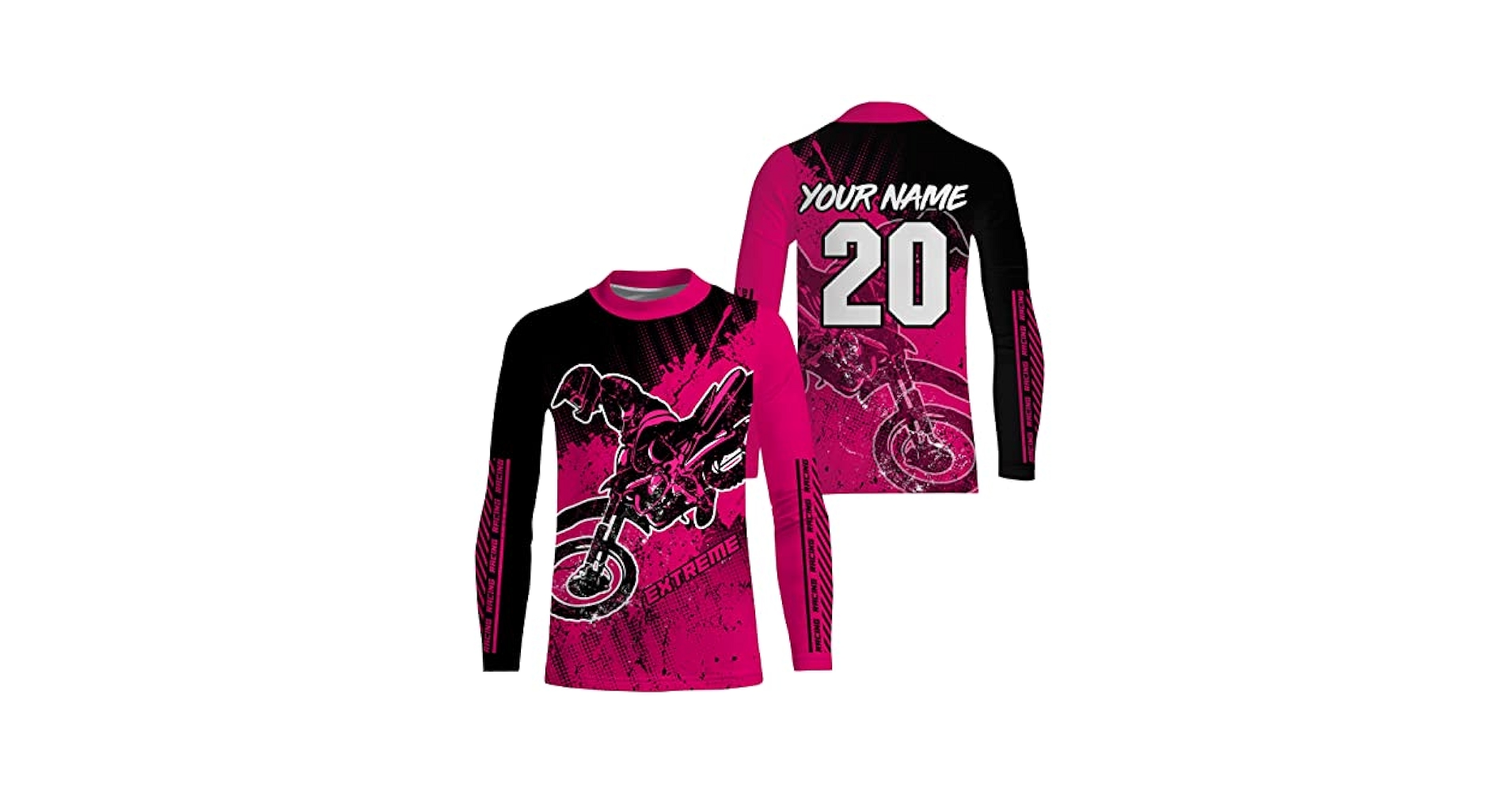 Amazon.com: Motocross Jersey Kid Men Women UPF30+ Off-Road