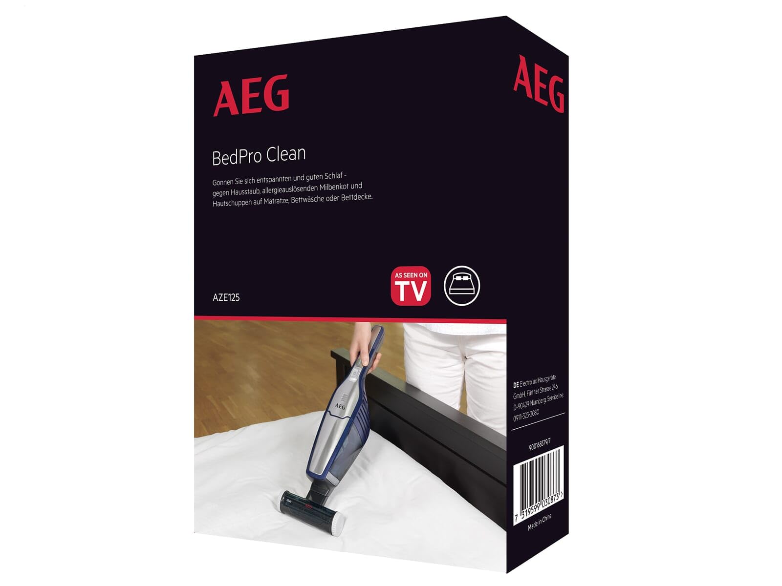 AEG AZE 125 Bed-Pro dysza do materaca, pasuje do Rapido i Ergorapido CX7-35, CX7-45, CX7-30, CX7-2-, HX6-, AG 35, AG 3213, AG 3000.3199