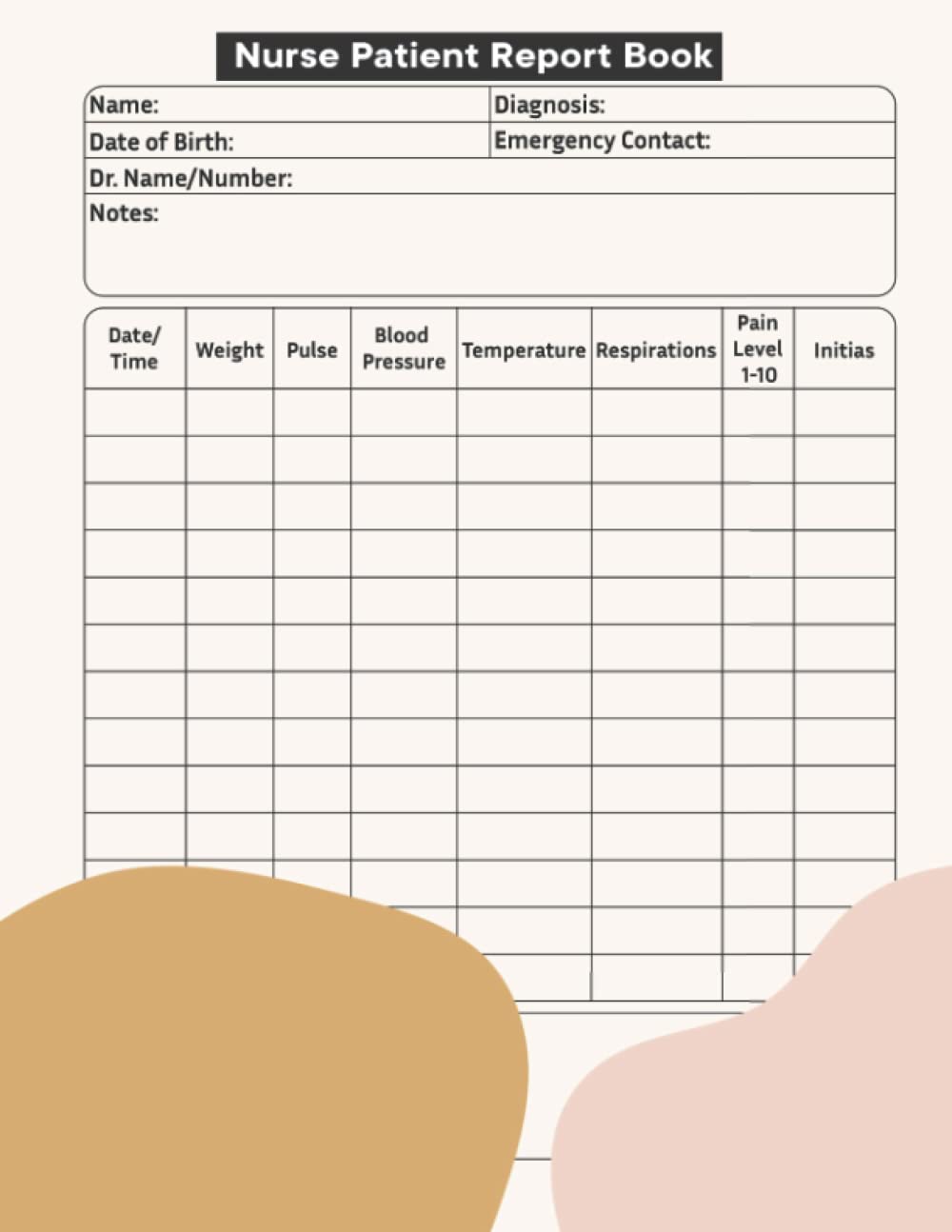 Buy Nurse Patient Report Book Nurse Assessment Report with Medical