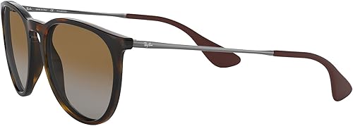 Vista 76 de Ray-Ban Rb4171 Erika Gafas de sol redondas Habana Claro/Verde Oscuro