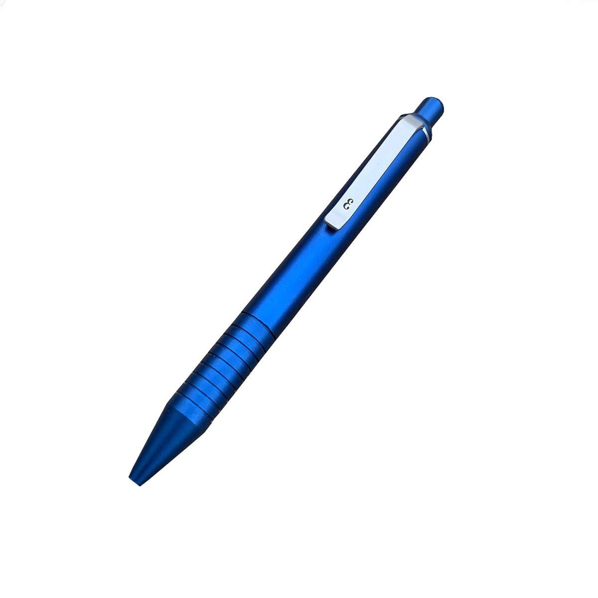 Everyman Grafton Aegean Mini Click Refillable 0.7mm Gel Pen, Pocket-Size Metal Writing Pen, Versatile with Cartridges, Luxury EDC ink Pen, Durable and Stylish, Ideal for Professionals
