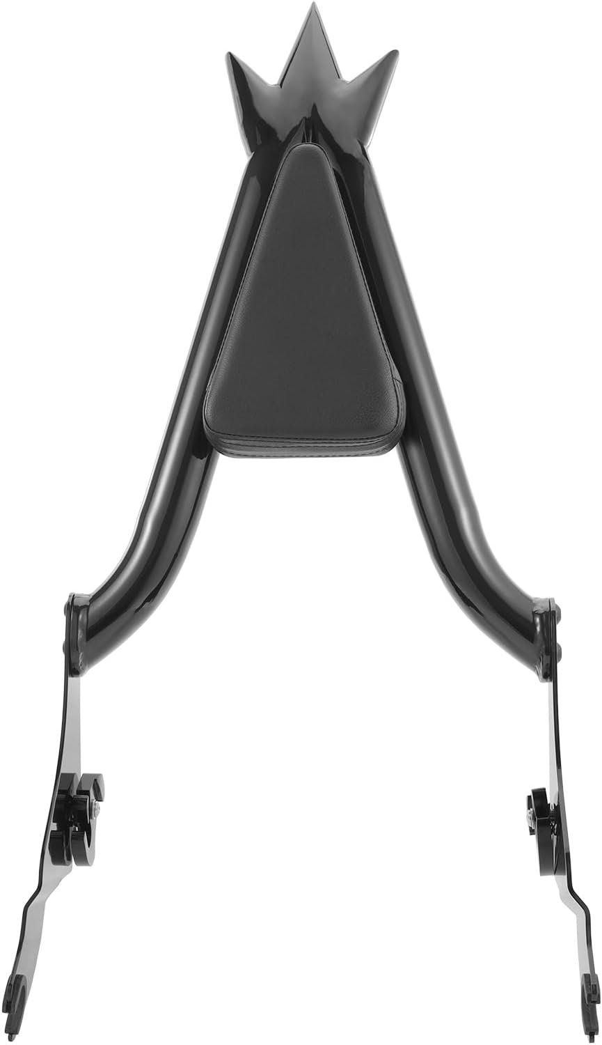 Rear Passenger Backrest Sissy Bar, Trident Detachable Backrest Sissy Bar ​Compatible with Harley Davidson Touring Street Glide Road Glide Road King Electra Glide CVO Ultra 2009-2024