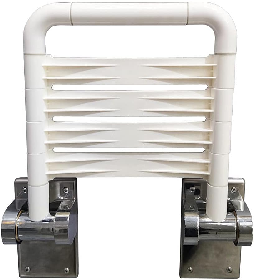 Safety Grab Bar Toilet Safety Folding Chair, Barrier-Free Bath Seat for The Elderly with Disabilities, Wall Shower Stool, Stainless Steel + Abs Plastic, Safe Support, Easy to Install/4234