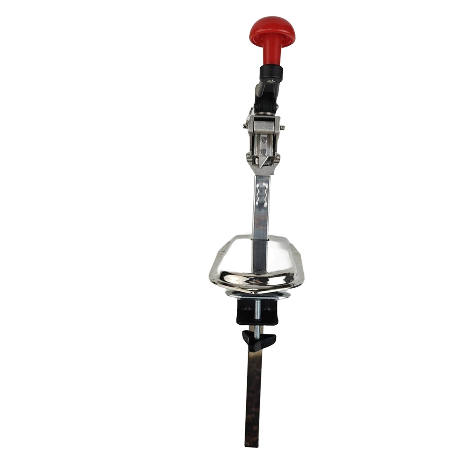FTVOGUE Abrelatas de Servicio Pesado Abrelatas Manual Comercial para Restaurantes Abrazadera de Mesa de Acero Inoxidable con Paleta/Ala Protectora Grande de 13 Pulgadas para Hoteles Bares Barcos