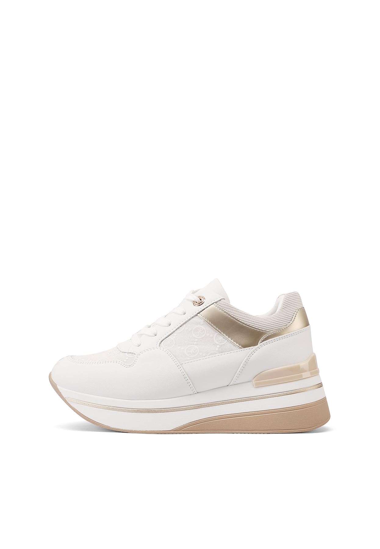 QUEEN HELENA Sneakers Platform Scarpe da Ginnastica con Zeppa Casual Donna X32-16