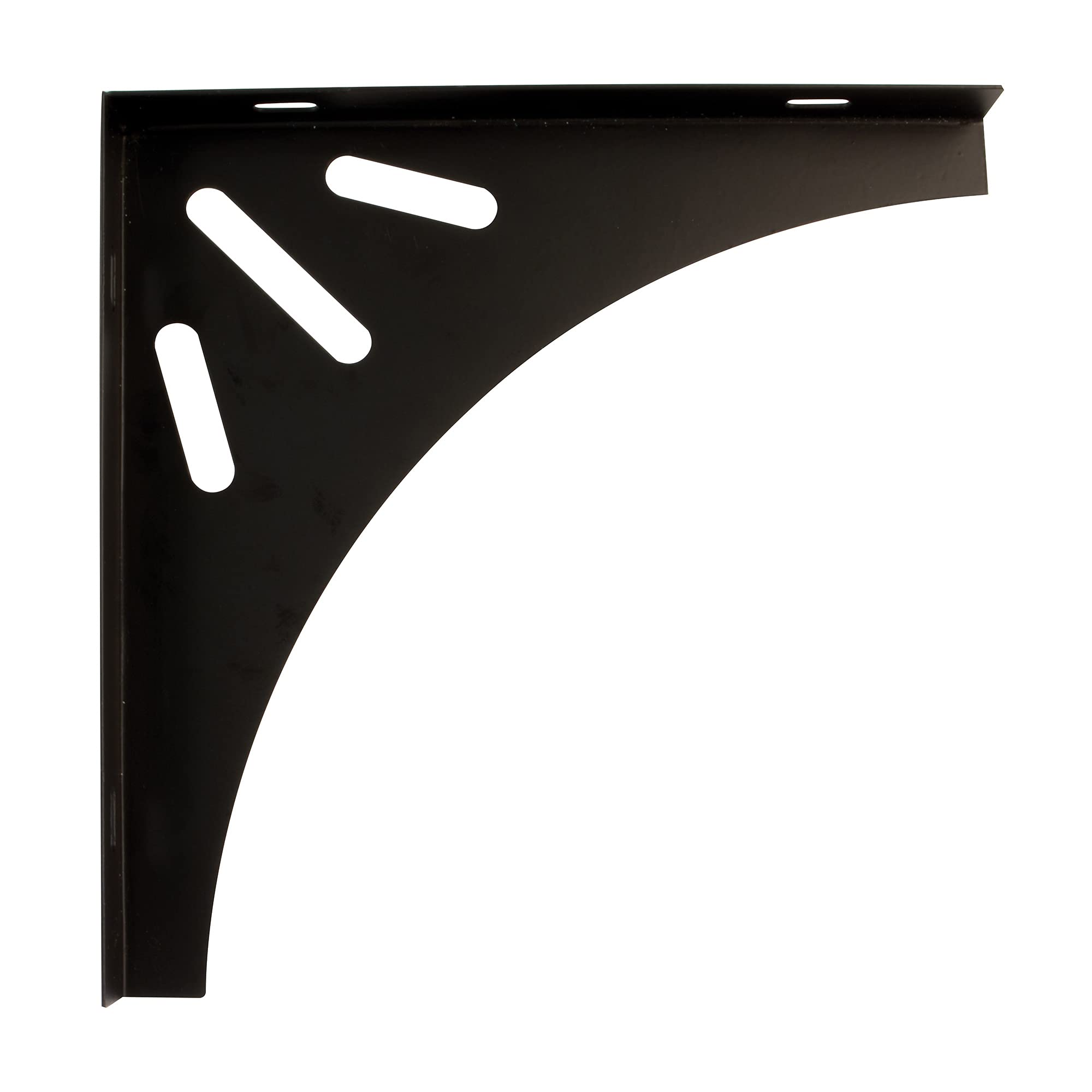 Amig - Shelf Bracket Stainless Steel Model 13, Black, 200 X 200 X 20 mm