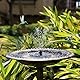 AMZtime Solar Springbrunnen für Außen Upgrade 3.5W Solarbrunnen für Draussen,Solar Teichpumpe mit 10 Effekte Wasserpumpe schwimmender Fontäne Pumpe für Garten teich Vogel-Bad Fisch-Behälter