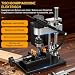 VOBOR Mini Tischbohrmaschine mit Flexiblem Wellenaufsatz, 7-Gang-Einstellung, 0,6–6 mm Bohrfutter, für Präzisionsbohren in Metall, Holz, Schmuck und Handwerk