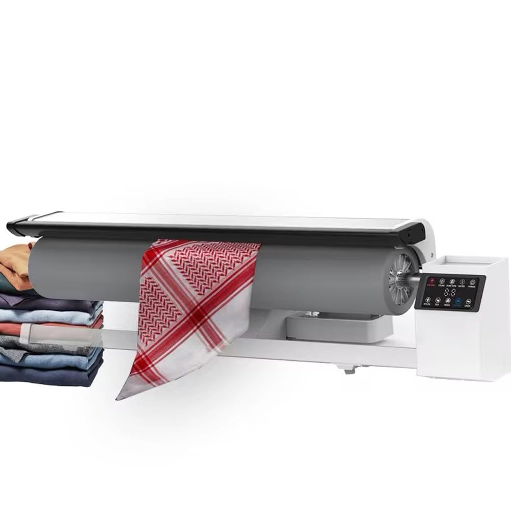 Rotary Ironing Machine 36 inch - Commercial Steam Press for Home Use, Digital Fabric Rotary Iron, Industrial Garment Steamer, Efficient Steam Ironing Solution