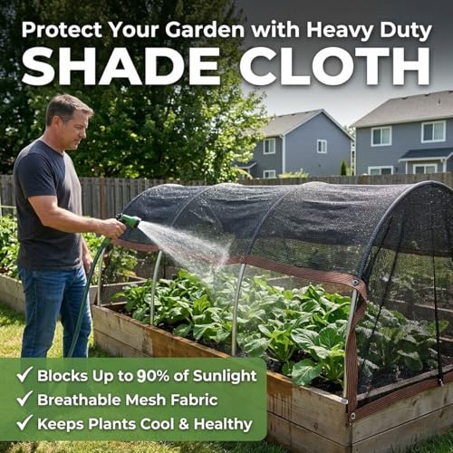 Filet de protection solaire résistant aux UV avec œillets - 5