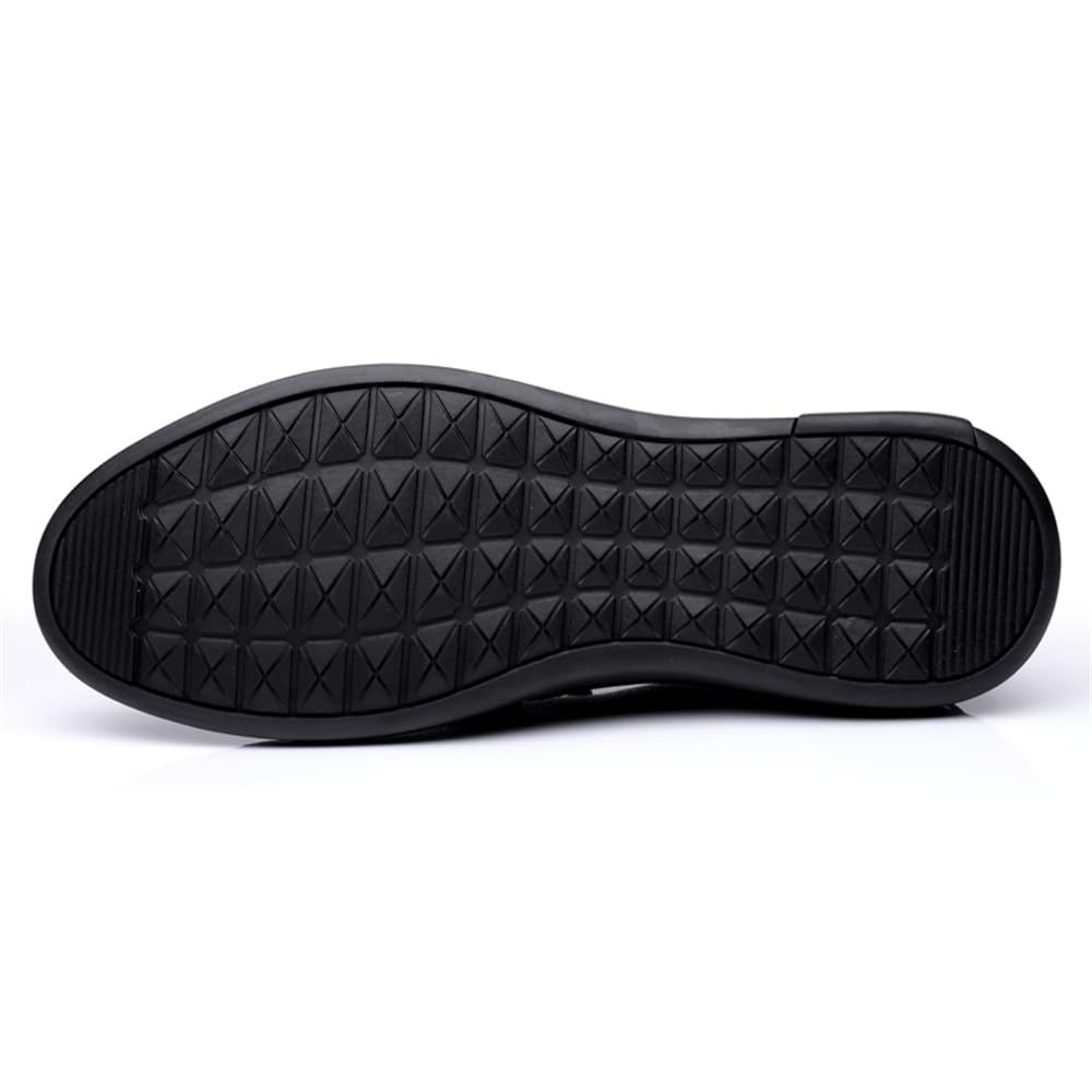 Zapatos de vestir para hombre, mocasines de piel auténtica, cómodos, informales, de negocios, zapatos planos