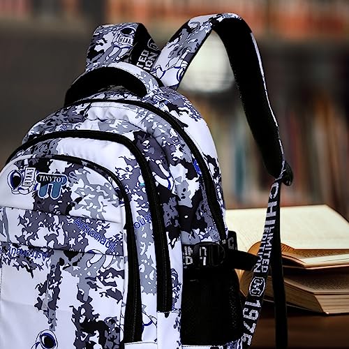 Image of Tinytot 30Litre School Bag Water-Resistant Laptop& Travel Backpack - Unisex Large 19 Inches Multipurpose Travel Backpack for Boys & Girls, Men & Women- Ideal for College and School and office Use