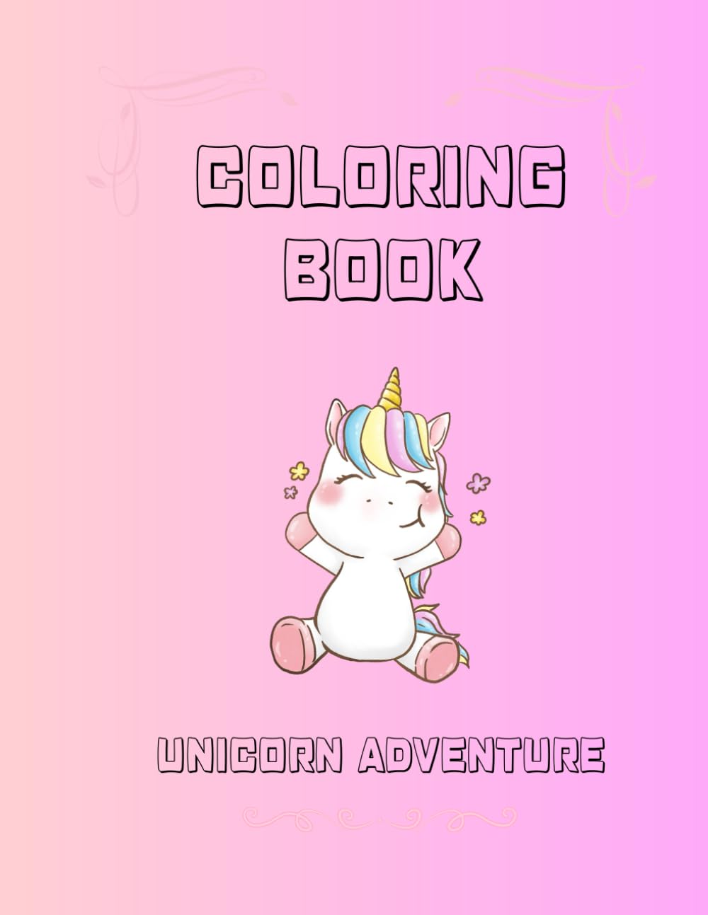 Unicorn Adventure Coloring Book