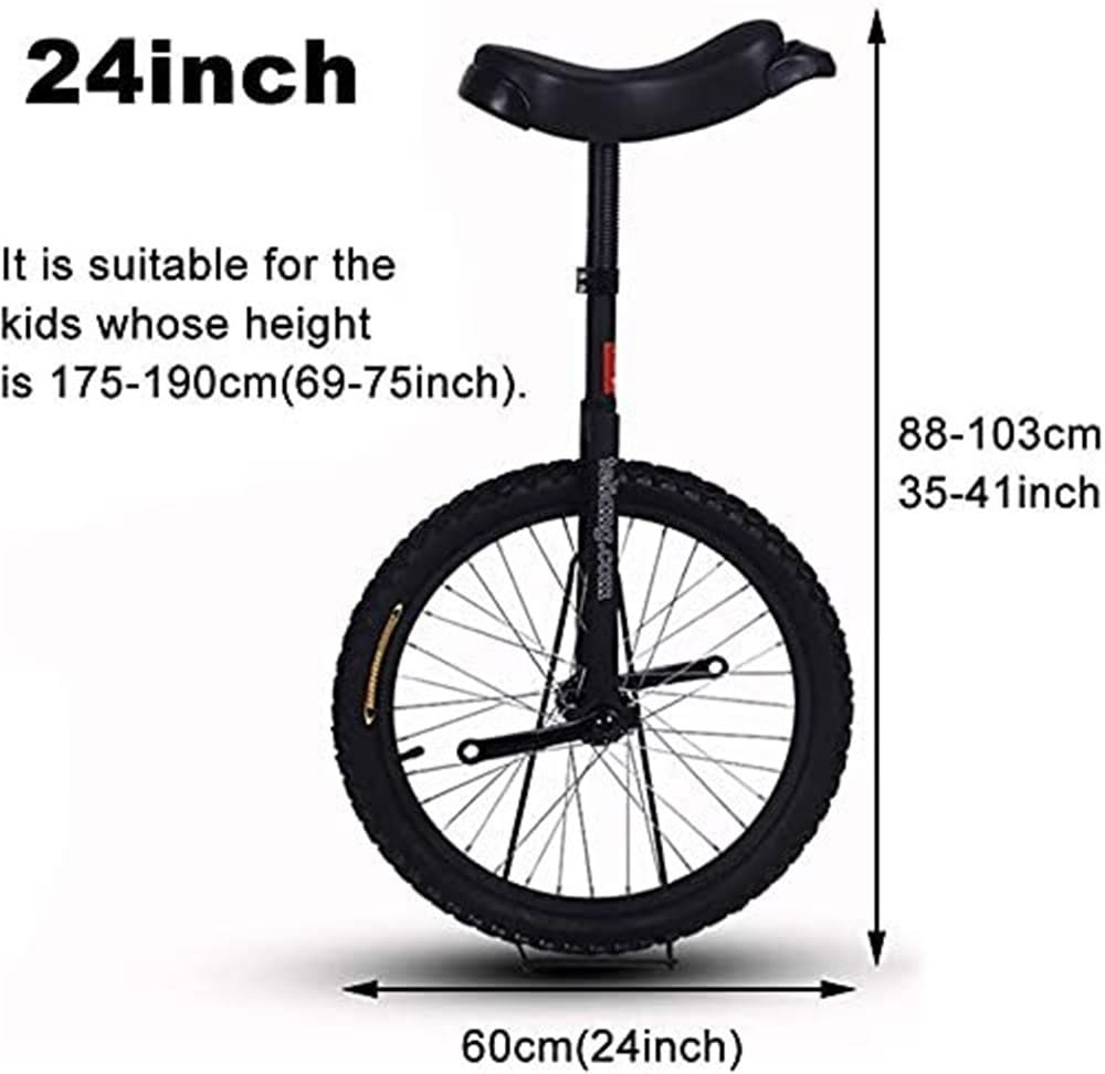 Monocycle professionnel pour adulte pour les trajets urbains et les spectacles sur scène, idéal pour les cascades et l'affichage des compétences