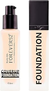 Daily Life Forever52 Coverup Foundation | Natural Matte Finish For All Skin Type, Long-Lasting Full Coverage Liquid Founda...