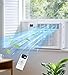 AKIRES Window Air Conditioner, 8,000BTU Air Conditioner Window Unit, Cools up to 350 Sq. Ft, Window AC with Cool, Fan, Dry, Sleep, Energy Saver, and Auto,6 Modes,24H Timer,Easy Install,Home,Office