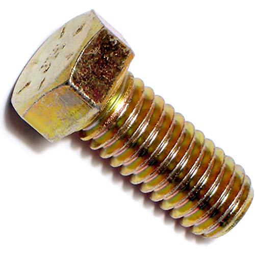 Image of Hard-To-Find Fastener Grade 8 Hex Cap Coarse Large Bolts, Bulk Pack, Steel Hex Bolts for Construction, Home Improvement, 7 /16-14 x 1, Pack of 50