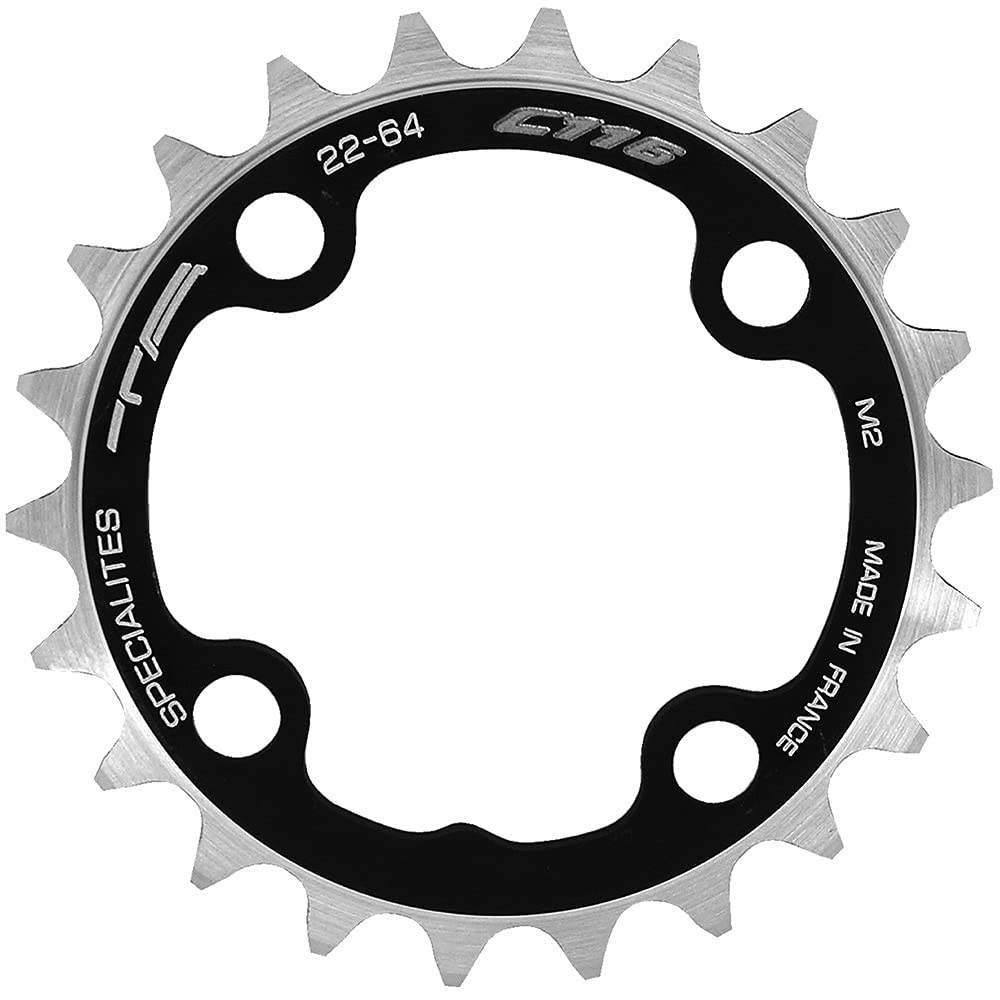 Spécialités TA C116 XTR 04 Chainring, Black, 22T (Inner)