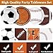 Sports Birthday Party Decorations 80Pcs Sports Party Plates and Napkins Baseball Football Soccer Basketball Rugby Disposable Paper Plates Napkins for Boy Birthday Party Decoration Supplies Favors