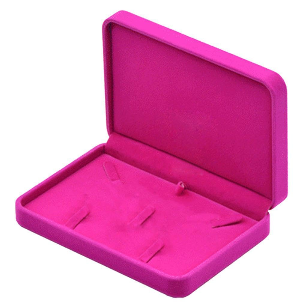 TWISAXC Velvet Necklace Display Case Jewelry Storage Box High-End Jewelry Storage Solution Engagements And Weddings Best For Gifts For Special Occasions Like
