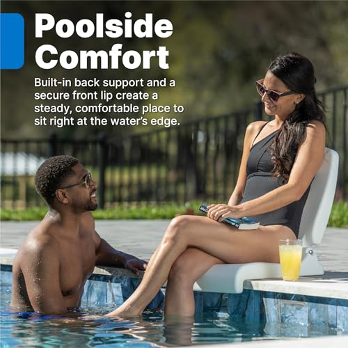 Step2 Folding Flip Seat, Lightweight Portable Outdoor Chair for Poolside, Camping, Beach, Boats, Tailgates, Durable Ground Chair with Back Support for Adults, Mint - image 2