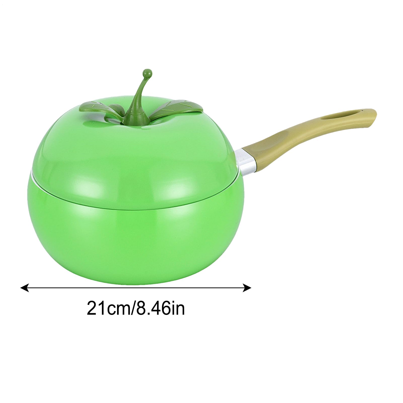 Pentola Per Sugo Con Coperchio Pratico E Multiuso Antiaderente A Forma Di | Pentola E Padella Adatte All'Induzione Per Pasta, Spaghetti, Zuppa, Bollitura, Cottura Lenta, Adatto A Piano