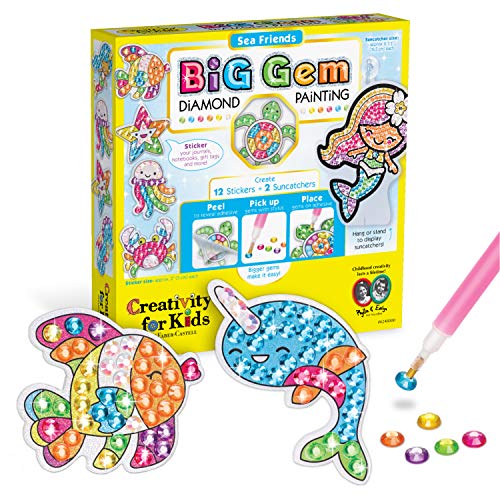 Creativity for Kids Big Gem Diamond Painting Kit - Create Your Own Under