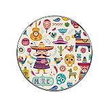 Culture Mexicaine Aimant Réfrigérateur Aimants Décoratifs pour Tableau Blanc, Casiers Scolaires , Plaque Magnétique, Réfrigérateur