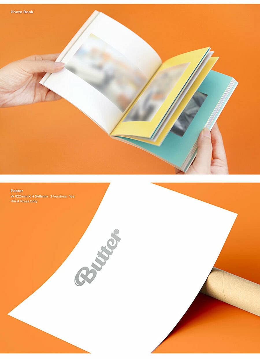 Amazon.co.jp: BTS [ BUTTER ] Album [ PEACHES ] VER. CD+Photo Book+