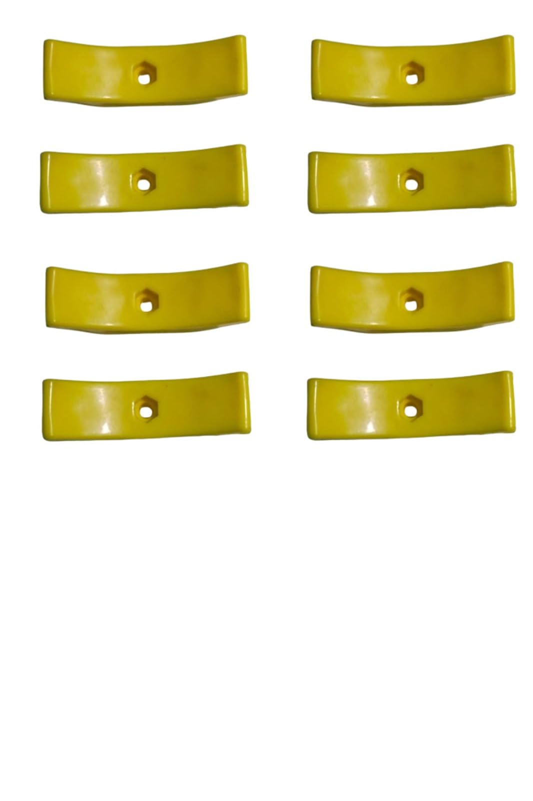 INDIA ENTERPRISES HUB Yellow Dumbbell Saddles – 8pcs Replacement Rack Nuts for Dumbbell Holder, Barbell Stand, Home Gym Saddle Rack Accessories Set-image-17