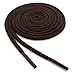 OrthoStep Round Dress Very Thin Brown 30 inch Shoelaces 2 Pair Pack