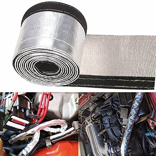 Heat Shroud Heat Shield Fuel line Wire Heat Sleeve Aluminized Shield