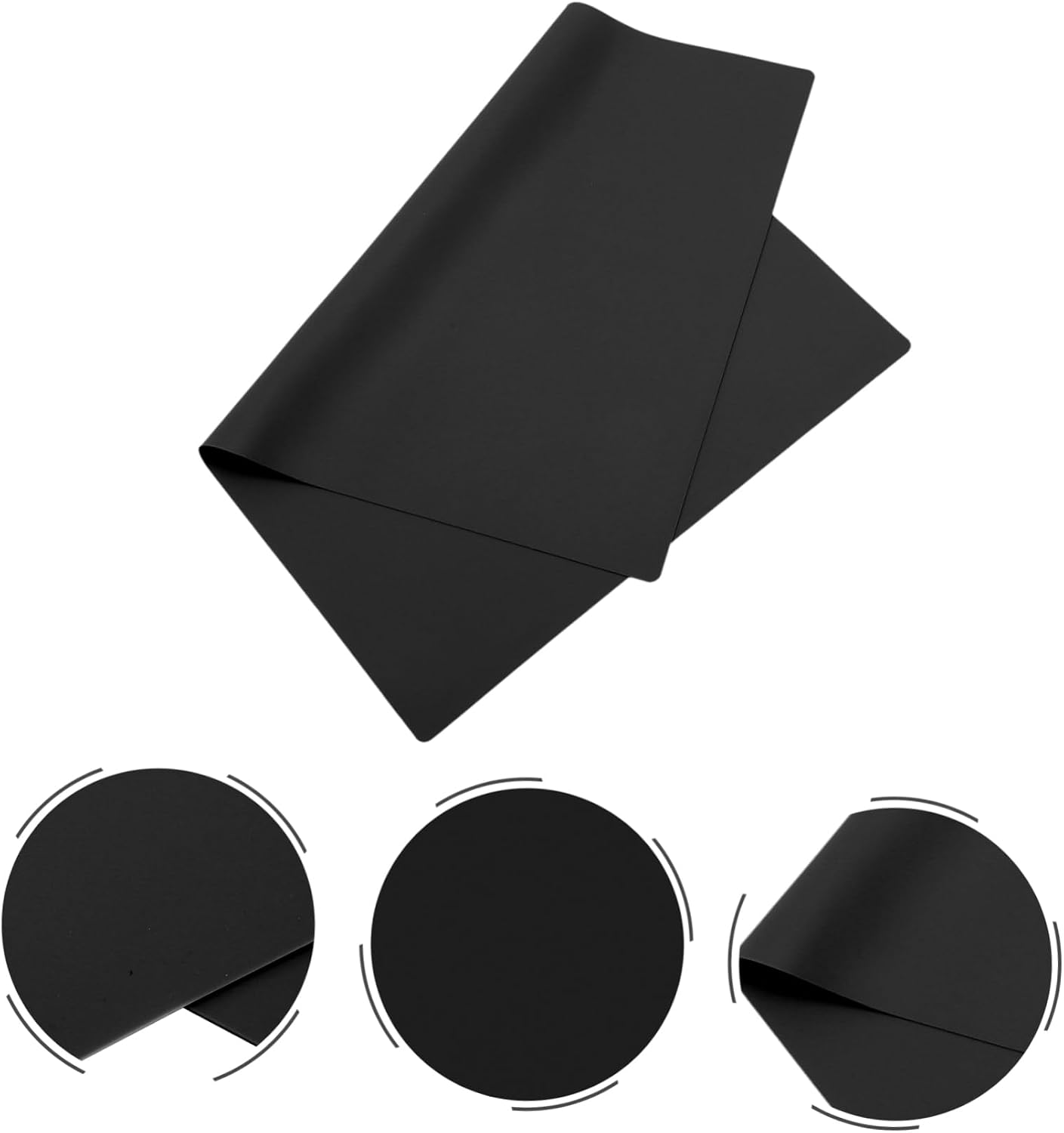 LABRIMP Large Silicone Place Mat Heat-Resistant Dining Table Protector Flexible Countertop Mat for Cups and Plates for Home Parties and Restaurants Easy to Clean