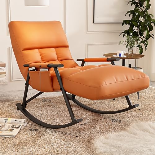 Chaise à bascule confortable et grand format pour votre terrasse ou véranda