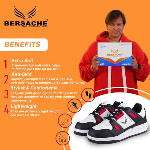 Image of BERSACHE Premium Sports,Walking,Gym,Cricket, Trending Running Shoes for Men's /Boy's