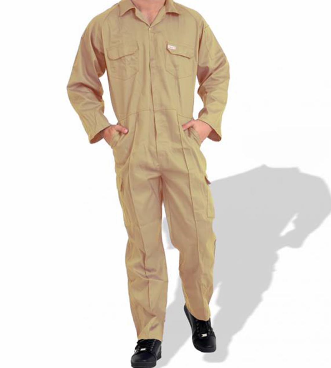 Cotton Coverall, Beige (size-L)