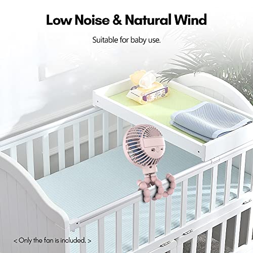 Ventilador USB portátil con trípode flexible y funcionamiento silencioso 4