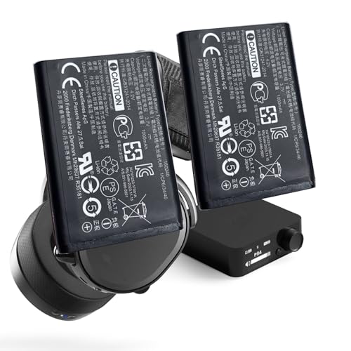 EXMUMCMR [2PCS] 160240 Battery, Compatible with Steelseries Arctis Pro Wireless, Siberia 800,...
