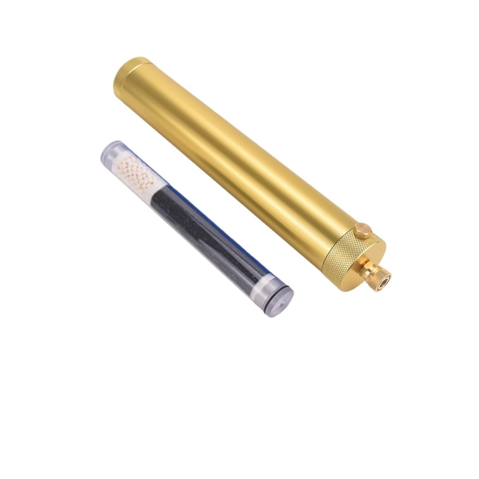 0P7BR328B 30MPA 300Bar 4500Psi High Pressure PCP Air Compressor Filter Oil Water Separator Submersible Purification(Gold)